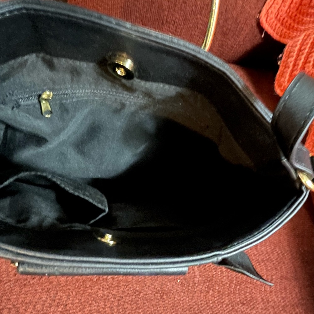 Ladies Source Unknown Handbag, Small, Black With … - image 4